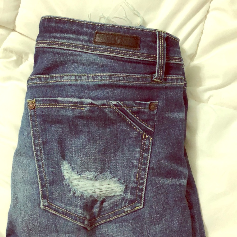 Buckle black jeans